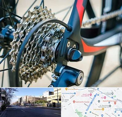 فروش قطعات دوچرخه در خیابان ملاصدرا شیراز 