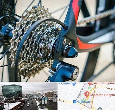 فروش قطعات دوچرخه در اقدسیه 