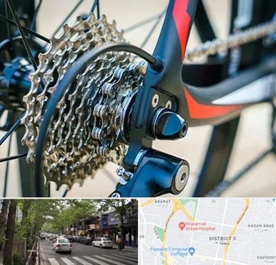 فروش قطعات دوچرخه در ظفر 