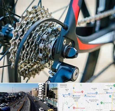 فروش قطعات دوچرخه در پیروزی 