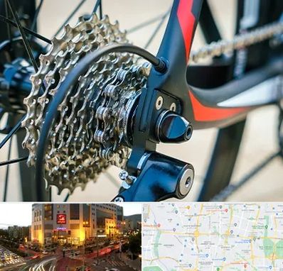 فروش قطعات دوچرخه در جنت آباد تهران 