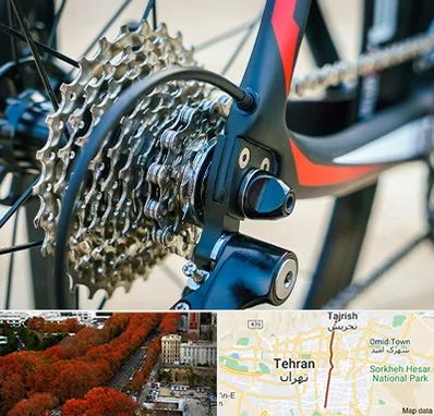 فروش قطعات دوچرخه در ولیعصر 