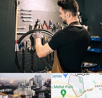 تعمیرکار دوچرخه در الهیه 