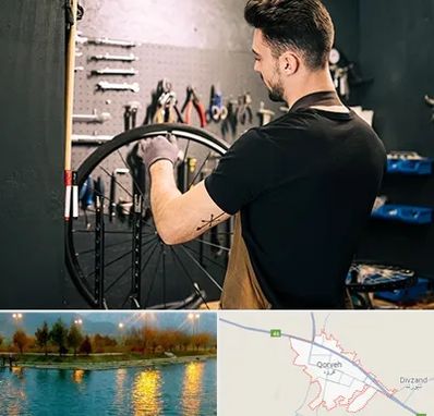 تعمیرکار دوچرخه در قروه