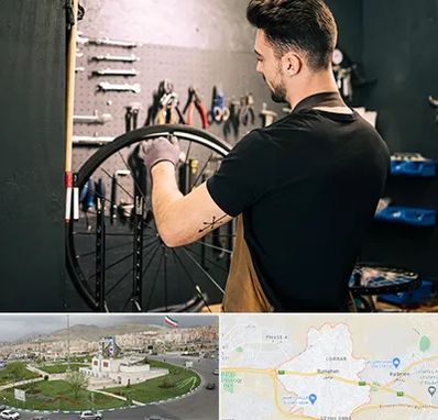 تعمیرکار دوچرخه در بومهن