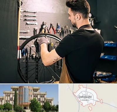 تعمیرکار دوچرخه در دهدشت