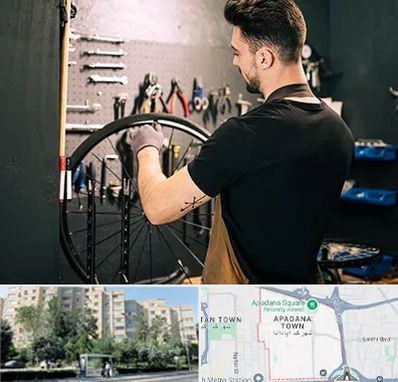 تعمیرکار دوچرخه در آپادانا