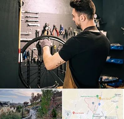 تعمیرکار دوچرخه در باغستان کرج 