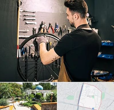 تعمیرکار دوچرخه در باغمیشه تبریز