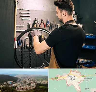 تعمیرکار دوچرخه در گرگان