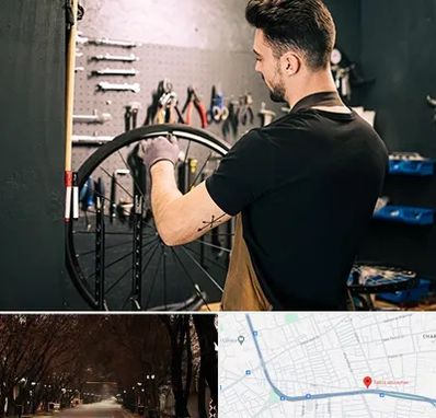 تعمیرکار دوچرخه در ابوریحان تبریز