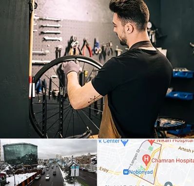 تعمیرکار دوچرخه در اقدسیه 