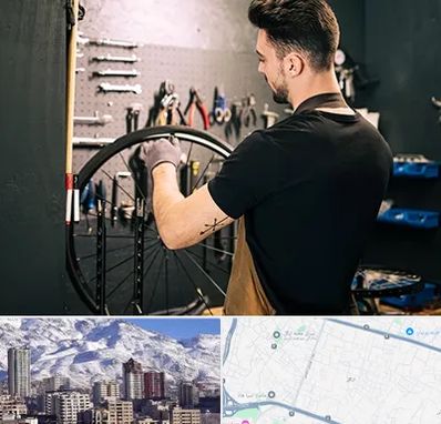 تعمیرکار دوچرخه در ازگل