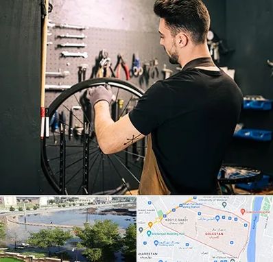 تعمیرکار دوچرخه در گلستان اهواز 