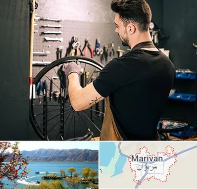 تعمیرکار دوچرخه در مریوان