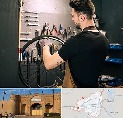 تعمیرکار دوچرخه در ایرانشهر