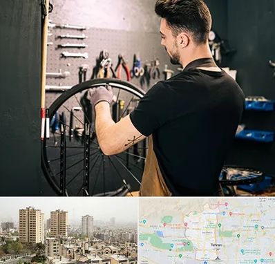 تعمیرکار دوچرخه در منطقه 5 تهران 