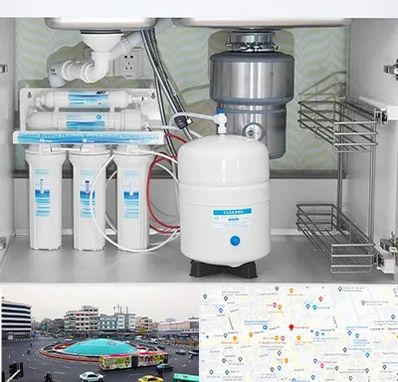 تعمیر دستگاه تصفیه آب در میدان انقلاب 