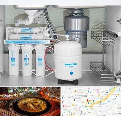 تعمیر دستگاه تصفیه آب در میدان ولیعصر 