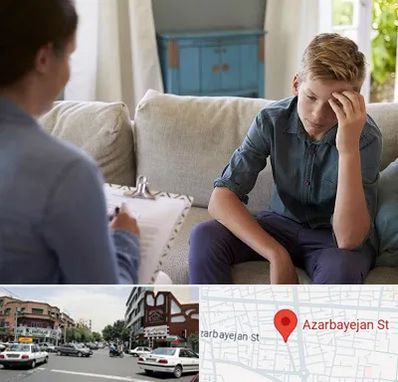 روانشناس نوجوان در خیابان آذربایجان