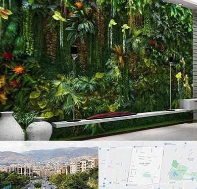 دیوار سبز مصنوعی در خانی آباد 