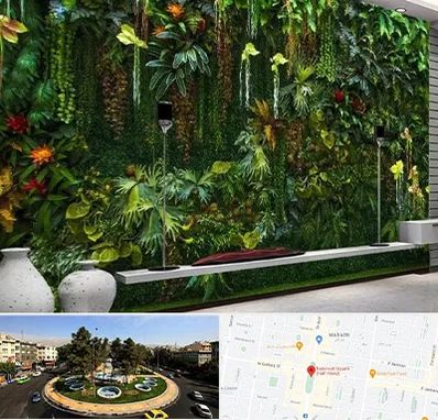 دیوار سبز مصنوعی در هفت حوض 