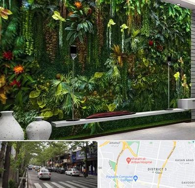 دیوار سبز مصنوعی در ظفر 