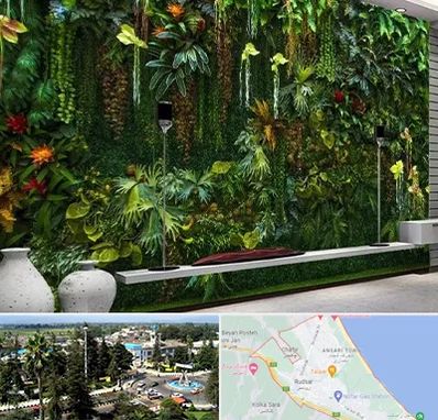 دیوار سبز مصنوعی در رودسر