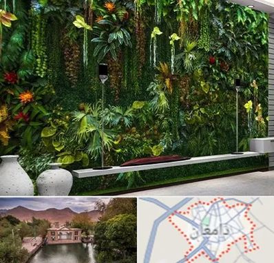 دیوار سبز مصنوعی در دامغان