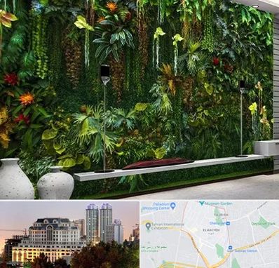 دیوار سبز مصنوعی در فرشته 