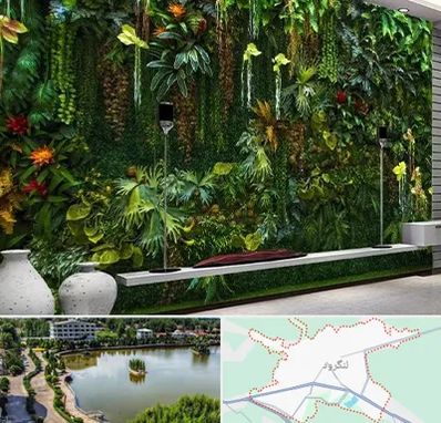 دیوار سبز مصنوعی در لنگرود