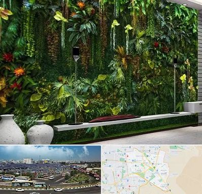 دیوار سبز مصنوعی در منطقه 15 تهران 