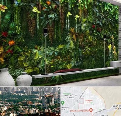 دیوار سبز مصنوعی در عظیمیه کرج 