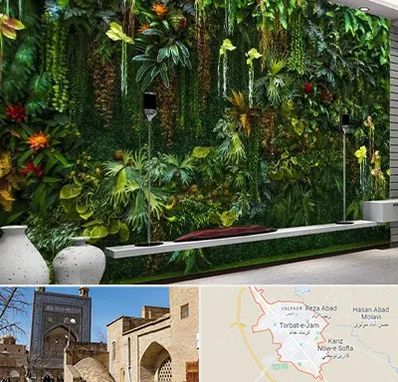 دیوار سبز مصنوعی در تربت جام