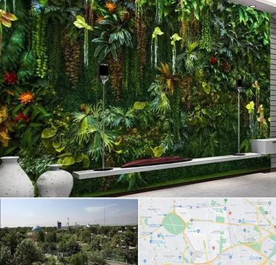دیوار سبز مصنوعی در منطقه 16 تهران 