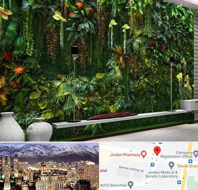 دیوار سبز مصنوعی در جردن 