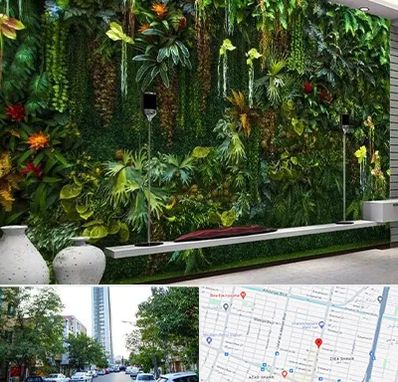 دیوار سبز مصنوعی در امامت مشهد 