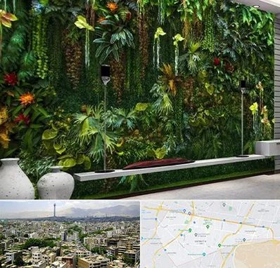 دیوار سبز مصنوعی در منطقه 8 تهران 