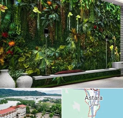 دیوار سبز مصنوعی در آستارا