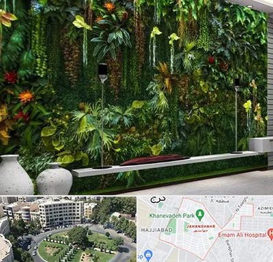 دیوار سبز مصنوعی در جهانشهر کرج 