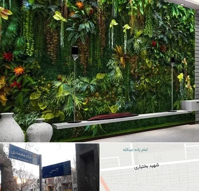 دیوار سبز مصنوعی در سی متری جی
