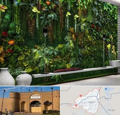 دیوار سبز مصنوعی در ایرانشهر