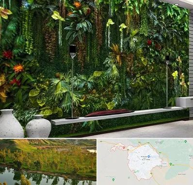 دیوار سبز مصنوعی در بهبهان