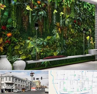 دیوار سبز مصنوعی در 17شهریور