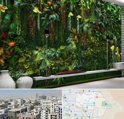 دیوار سبز مصنوعی در منطقه 14 تهران 