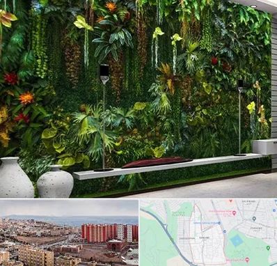 دیوار سبز مصنوعی در سهند تبریز