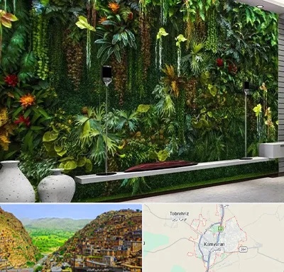دیوار سبز مصنوعی در کامیاران