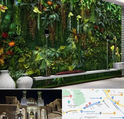 دیوار سبز مصنوعی در زرگری شیراز 