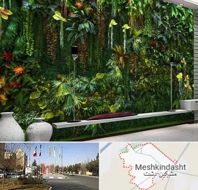 دیوار سبز مصنوعی در مشکین دشت