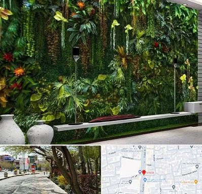 دیوار سبز مصنوعی در خیابان توحید اصفهان 